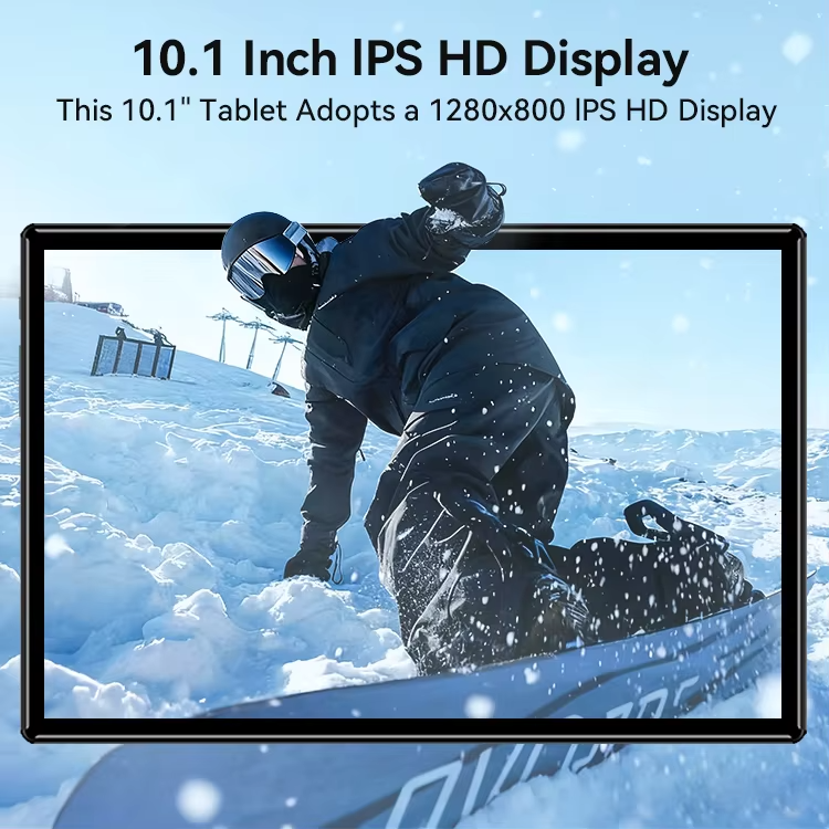 E10A523 10.1-Inch Android 13 Tablet – 4GB RAM Octa-Core, 5G WiFi + 4G LTE, Dual WiFi Business & School Tablet PC