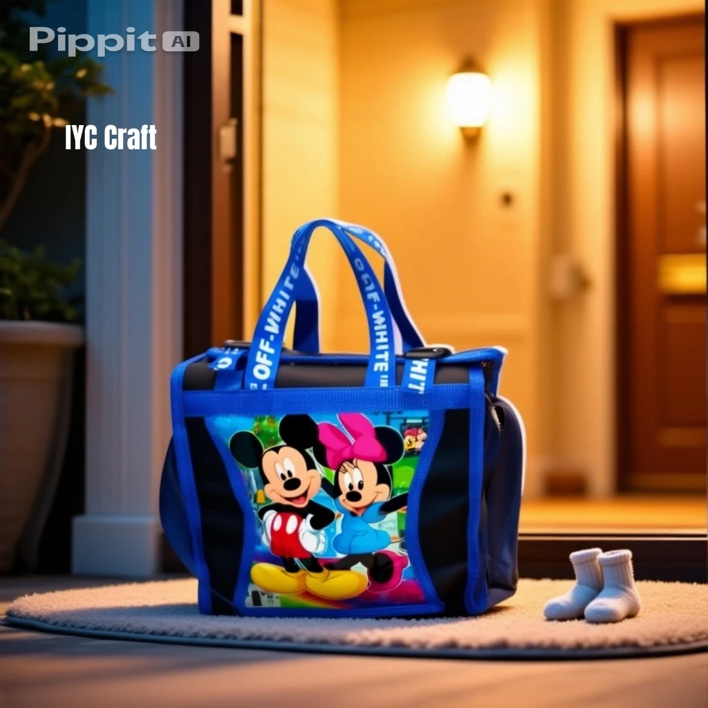 Premium Custom Vinyl Waterproof Lunch Bag with Adjustable Strap