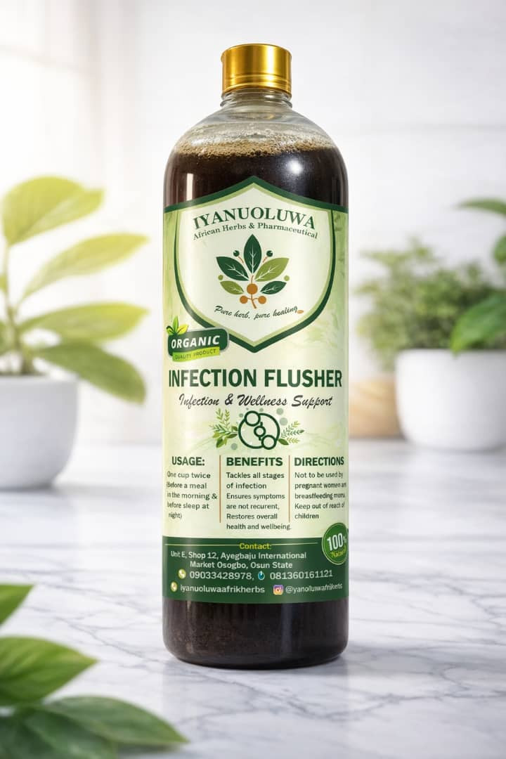 Herbal Infection Flusher – Natural Body Cleansing & Wellness Support