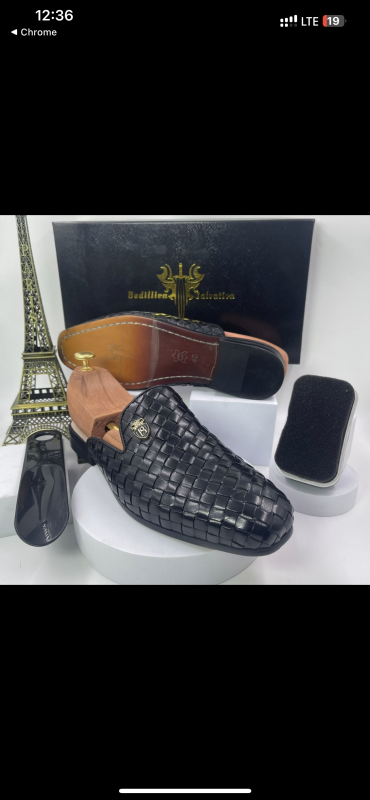 Stylish Men’s Woven Half Shoe