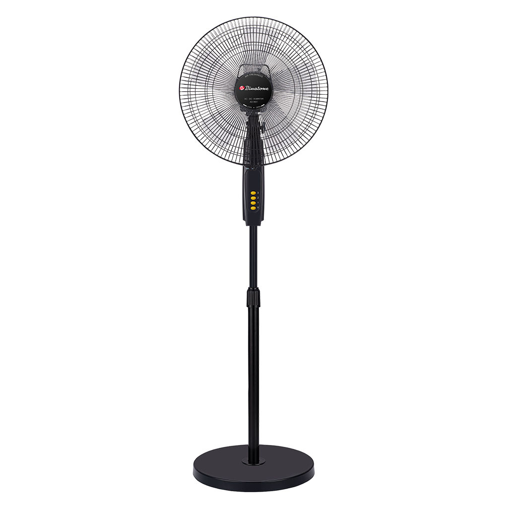Binatone AD-1601 16-Inch Energy Saving DC Standing Fan (20W) with Silent Operation & Solar DC Input
