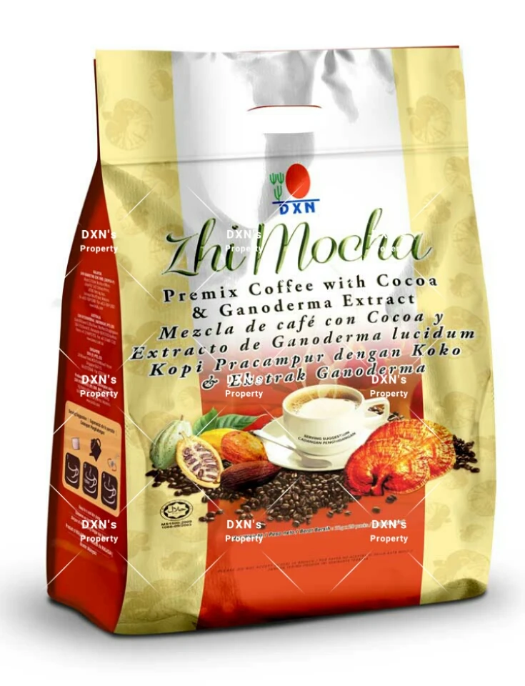 DXN Zhi Mocha Coffee with Ganoderma (20 Sachets x 21g) – Premium Creamy Chocolate Coffee Blend