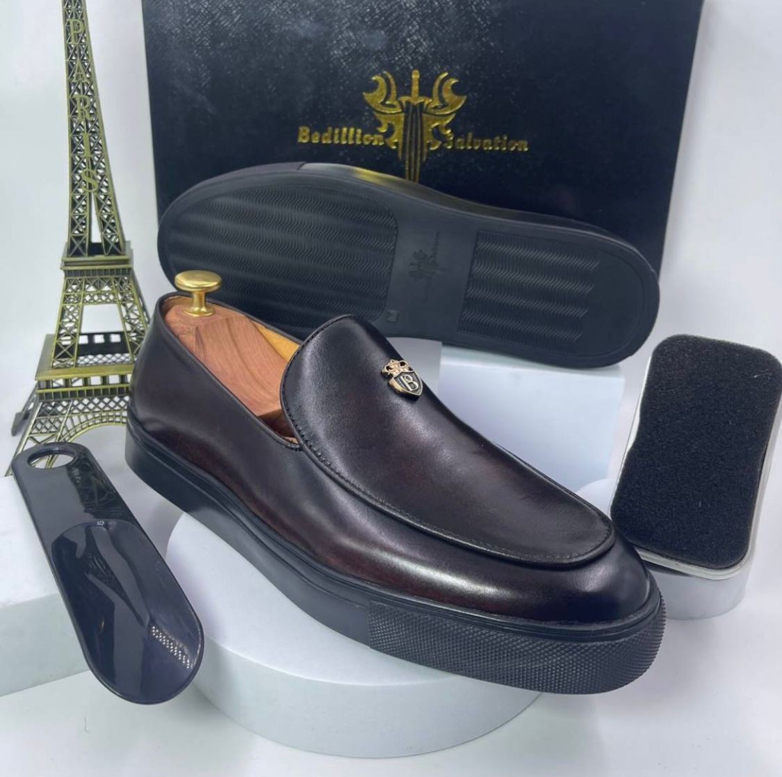 Slip On Men’s Luxury Black Sole Shoe