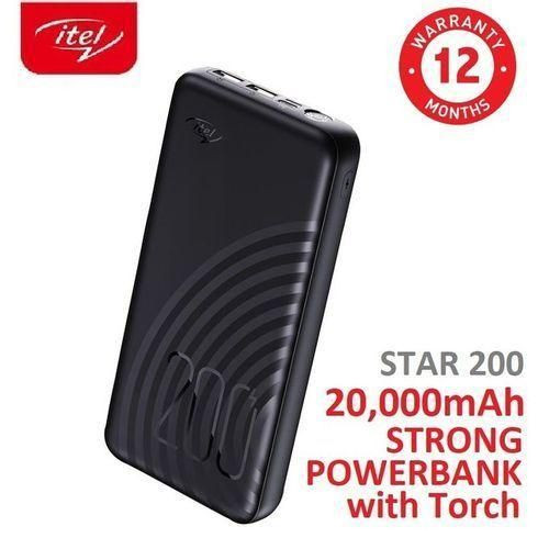 itel 20000mAh Dual Output Fast Charging Power Bank – High Capacity Portable Charger
