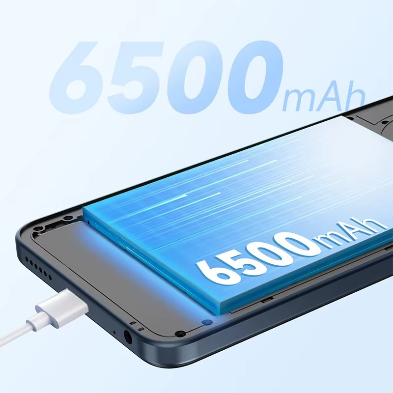 LAGENIO A12 Smartphone – 6.9” HD Display, 12GB RAM 128GB ROM, 6500mAh Battery, Android 15, 120Hz 4G Dual SIM Phone