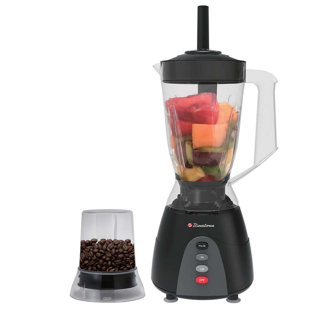 Binatone BLG-452 Blender with Grinder 350W – 1.5L Unbreakable Jug, Stainless Steel Blade